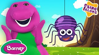 Itsy Bitsy Spider  Animal and Insect Song for Kids  Barney the Dinosaur [upl. by Reteip]