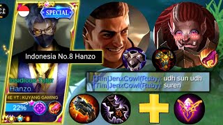 HANZO EPIC COMEBACK VS PRO PAQUITO amp BALMOND JUNGLER 🔥HANZO BEST BUILD 2022  MOBILE LEGENDS [upl. by Koball]