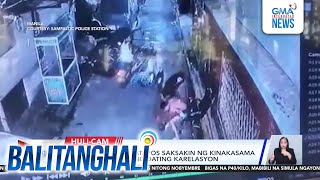 Lalaki sugatan matapos saksakin ng kinakasama ng kaniya umanong dating karelasyon  Balitanghali [upl. by Alehs]