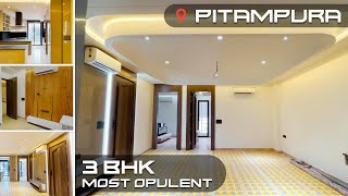 Pitampura Property  Property in Delhi  Luxurious Property  Modern Interiors  3 BHK Floor [upl. by Leavitt781]