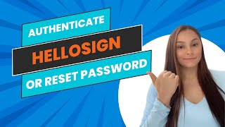 ScoreCEO Tutorial Reset Hellosign account and change password [upl. by Angelika]