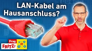 Bremst ein LANKabel am Anschluss meine Internetgeschwindigkeit  Frag FRITZ [upl. by Tamberg]