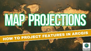 Map Projections  How to project features in ArcGIS  gis [upl. by Iene]