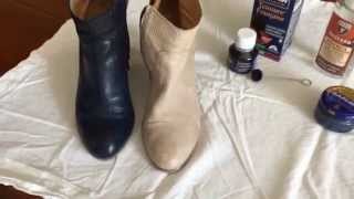 Comment changer la couleur de ses chaussures en cuir [upl. by Ennirroc]