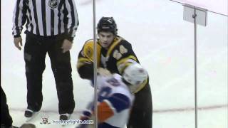 Zenon Konopka vs Adam McQuaid Dec 9 2010 [upl. by Enyaj]