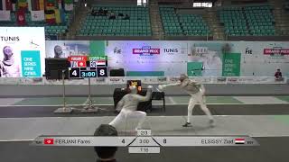 Tunis Grand Prix 2024 SMS  L16  Fares Ferjani TUN v Ziad Elsissy EGY [upl. by Aramal]