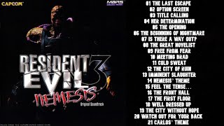 Resident Evil 3 Nemesis OST Album Completo SoundTrack [upl. by Atiekahs]