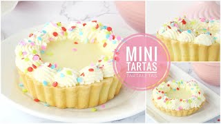 Tartaletas rellenas con Crema pastelera  Tartas  Mini tartas [upl. by Eugeniusz728]