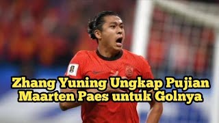 Zhang Yuning Ungkap Pujian Maarten Paes untuk Golnya [upl. by Tailor719]