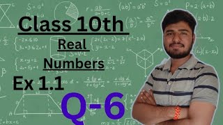 Ex 11 Q6 Class 10th Maths Ch 1 NCERT Solutions  Easy Method Maths  Quick Explanation [upl. by Amr705]