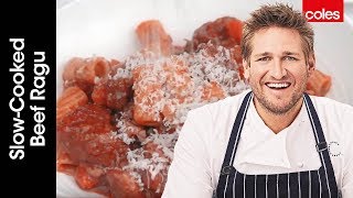 The Best Slowcooked Beef Ragu  Cook with Curtis Stone  Coles [upl. by Ysle]