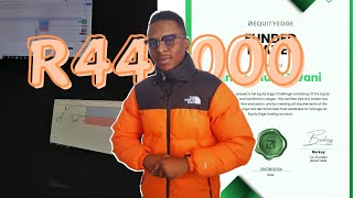 Funded Forex Trader Made R1600 in A day Equity Edge R44 000 Account EP1 [upl. by Drofniw]