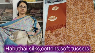 offer sale soft tusser chenderiHabuthai silkspure cottonssuseelafashionpoint [upl. by Uchish]