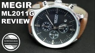 20 Megir Quartz Chronograph Watch  Is It Any Good  Megir ML2011G Watch Review [upl. by Nyram369]