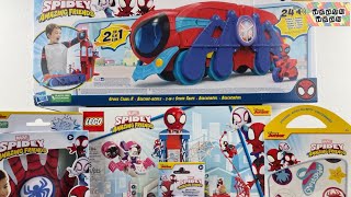 Marvel Spidey and His Amazing Friends Collection Unboxing Review  Spider Crawler Playset [upl. by Yasdnil390]