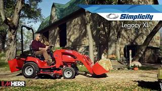 Simplicity Legacy XL Sub Compact Tractor [upl. by Aiahc43]