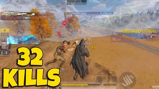 32 Kills Solo vs Squad Call Of Duty Mobile Battle Royale Gameplay [upl. by Phillida]