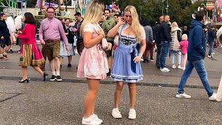 Oktoberfest 2024 in 4K  Walking Tour of Munichs Festivities [upl. by Ahsot]