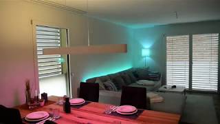 Philips Hue Ensis  Light amp Color Demo  Ceiling Lamp  Licht amp Farben Test [upl. by Naasar]