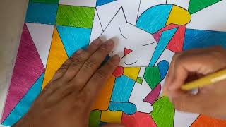 Cubismo para niños  Artes 😊🎨 [upl. by Eanar]