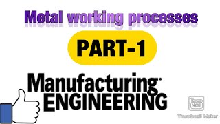 METAL WORKING PROCESS HOT WORKING PROCESS COLD WORKING PROCESS [upl. by Alegnad173]