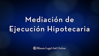 ¿Mediación en Ejecución Hipotecaria ¿Qué es eso [upl. by Icats]