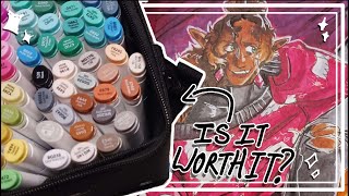 Are Ohuhu Markers Worth It Fill a sketchbook 1 [upl. by Kaufmann]