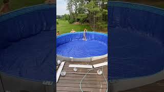 Piscinas incríveis  video narrado por mim  satisfying foryou fy limpeza viral pool piscinas [upl. by Leryt235]