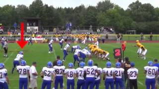 Troy Gates 2 Gouverneur NY High School WR Highlights [upl. by Hance]