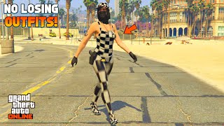 EASY HOW TO GET A FULL CHECKERBOARD OUTFIT FEMALE  NO TRANSFER  GTA 5 MODDED OUTFIT TUTORIAL [upl. by Nehemiah281]