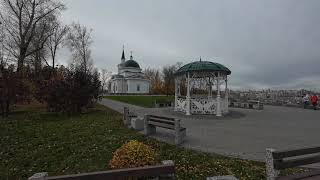 Nagorny park in Barnaul Siberia Russia [upl. by Ellenehs]