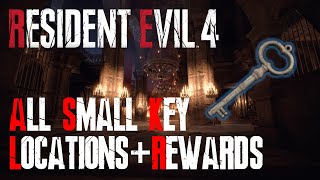 All Small Key Locations and Rewards  Resident Evil 4 Remake [upl. by Ees]