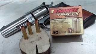 357 MAG 140gr Ballistic Gel Test BARNES solid copper round [upl. by Eegnat890]