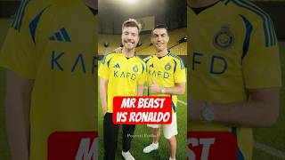 Ronaldo Vs MrBeast ⚽️🥶 [upl. by Pisano]