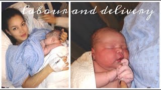 42 WEEKS PREGNANT LABOUR AND DELIVERY STORY AT 19  99LBS BABY EPIDURAL EXPERIENCE [upl. by Hawkins397]