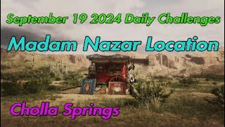 Red Dead Online Daily Challenges Madam Nazar Location September 19 2024 reddead2online rdo rdr2 [upl. by Arreis]