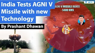 India testlaunches Agni5 its most potent nuclearcapable ballistic missile [upl. by Anaillil]