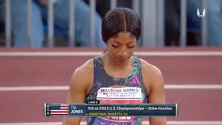 116th Millrose Games  Womens 60mH [upl. by Marsiella]