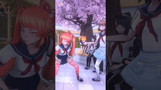 Osana vs Amai music bass shorts short yandere yanderesimulator [upl. by Anoiek]