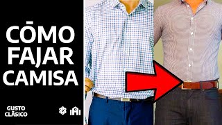 ¿Cómo fajarse la camisa  Tu camisa perfecta todo el día [upl. by Enilatan]