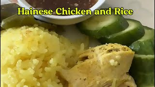 Hainanese Chicken and Rice recipe Rice cooker recipe [upl. by Vinny332]