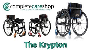 Krypton  The Ultimate Lightweight Wheelchair [upl. by Nnalorac]