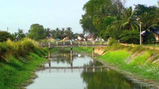 Loas Vientiane  a walk along the canals [upl. by Aical828]