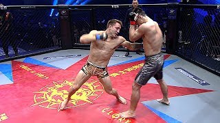 New Zealand Bradley VS Chinese MMA player Song Kenan [upl. by Adalai]