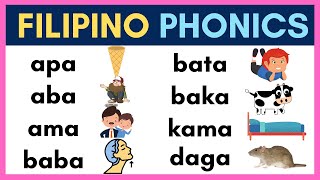 FILIPINO PHONICS  ARALIN 1  HAKBANG SA PAGBASA  KINDER amp GRADE 1 [upl. by Knowlton]