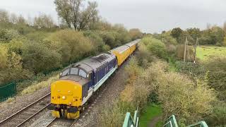 Trains at Willington Derbyshire Class 37MULTI FREIGHTTONES etc PT1 [upl. by Adlemy339]