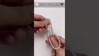 DIY cute braceletdiy trend youtubeshorts mein agar kahun [upl. by Seem]