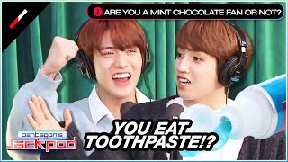 The Heated Mint Choco Debate  PENTAGONs Jack Pod Ep 4 Highlight ENG SUB [upl. by Aillemac]