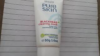 Oriflame Pure skin Blackhead Clearing Mask [upl. by Affay]