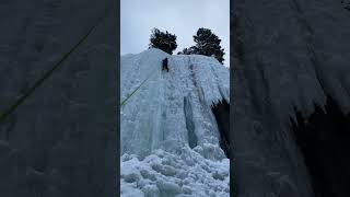 Ice climbing in hyalite [upl. by Nace398]